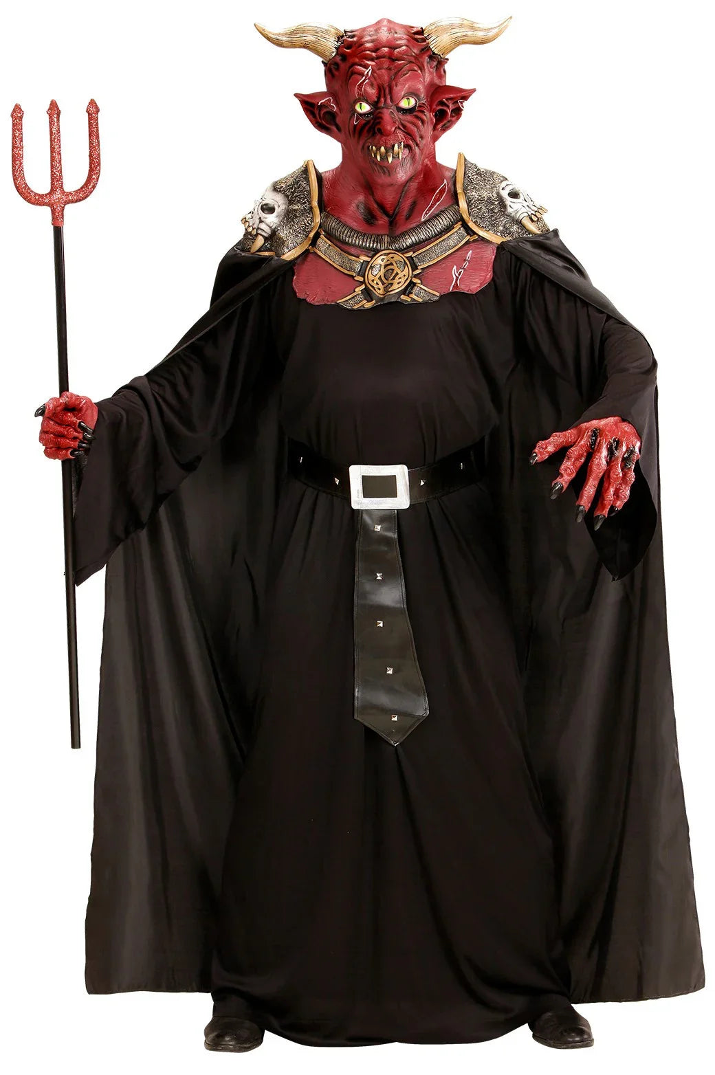 Disfraz de Guerrero Demoníaco con Máscara para Adulto Demonios Widmann